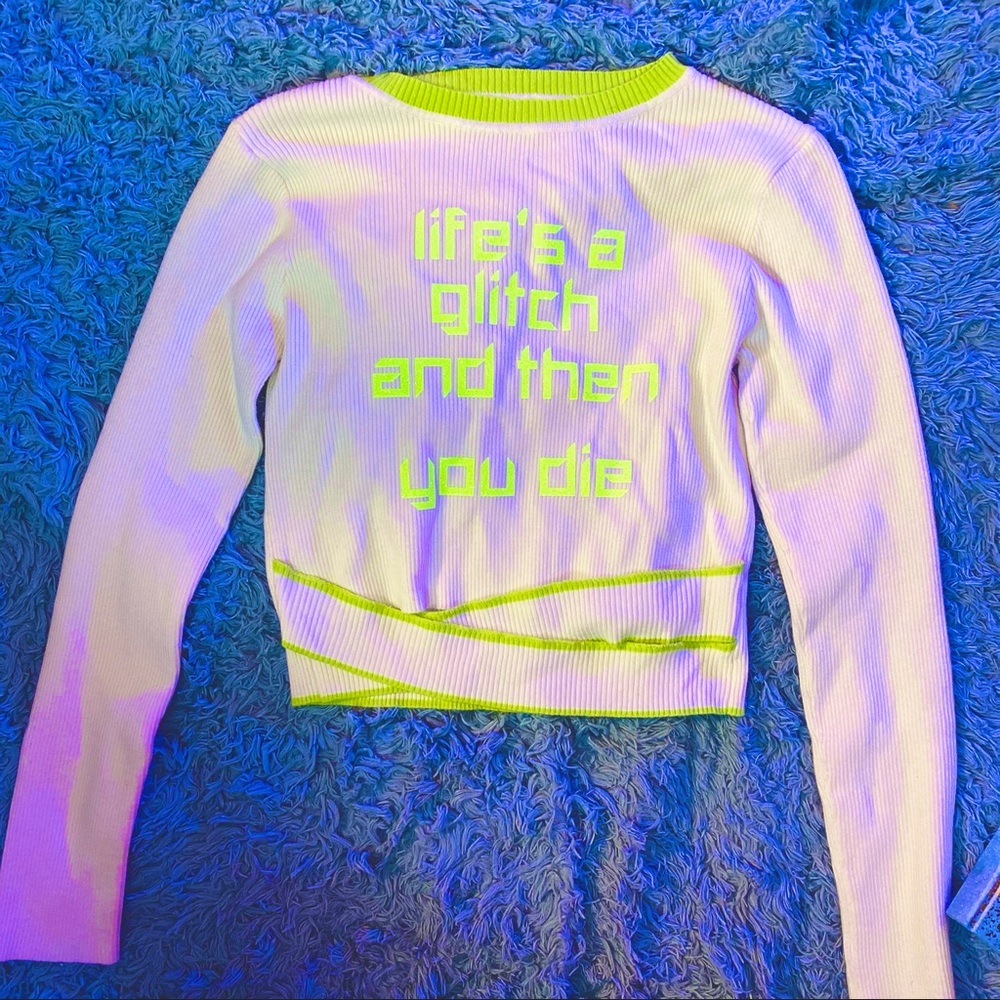 Break in the Matrix Sweater / Custom HTV